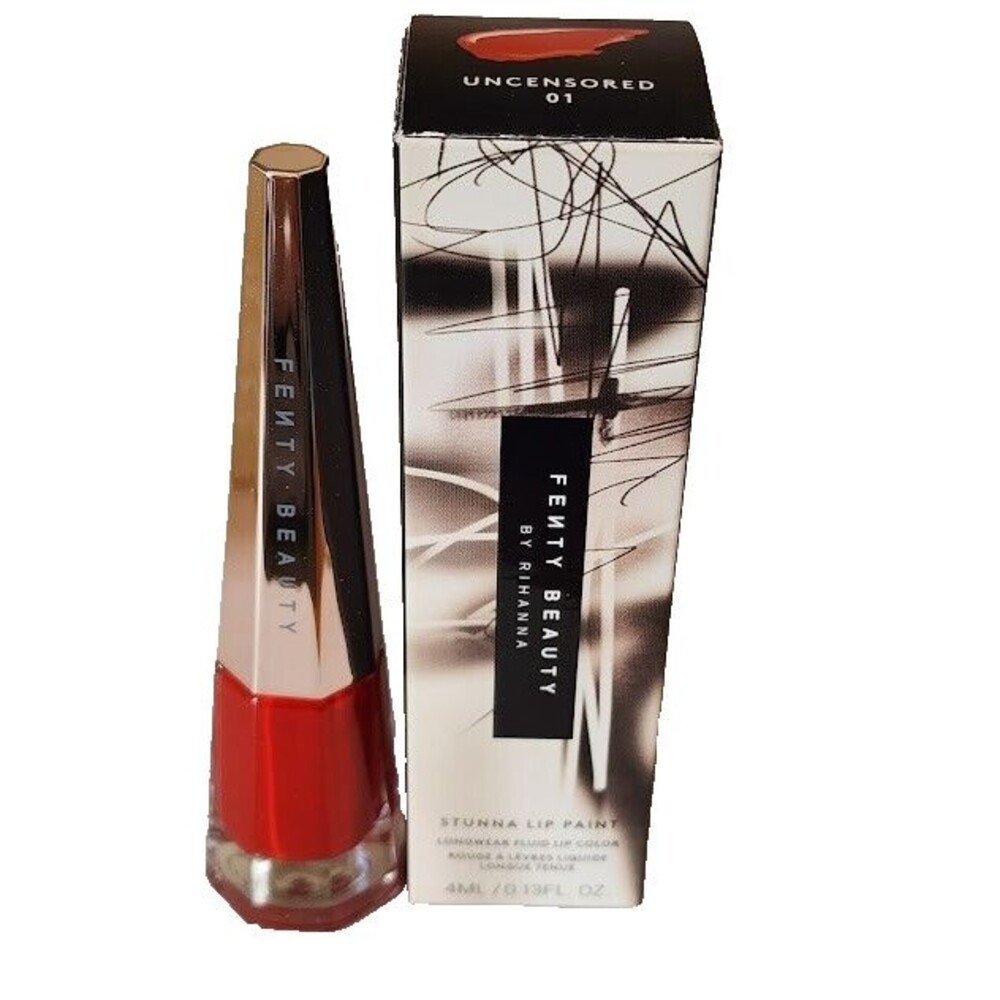 Fenty Beauty Rihanna Stunna Lip Paint Longwear Fluid Lip Color 01 Uncensored NIB